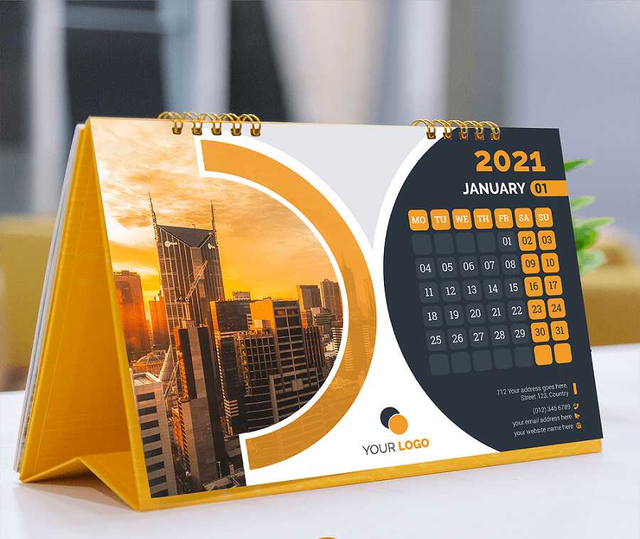 Mẫu in lịch tết để bàn
