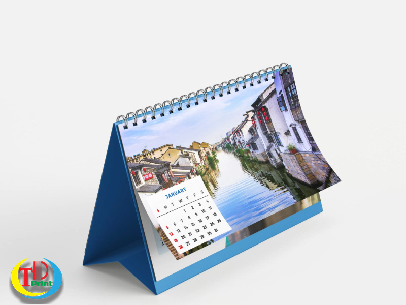Mẫu in lịch tết để bàn